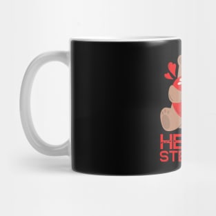 Hearts Stealing Stealer Adorable Bear Valentine's Day Mug